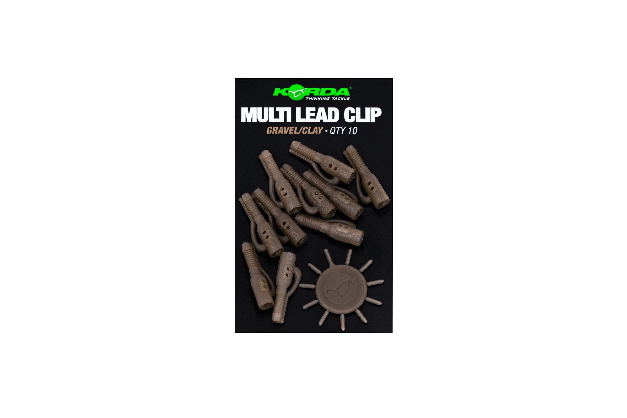 Korda Lead Clip Pin (10 Stück) - Gravel/Clay