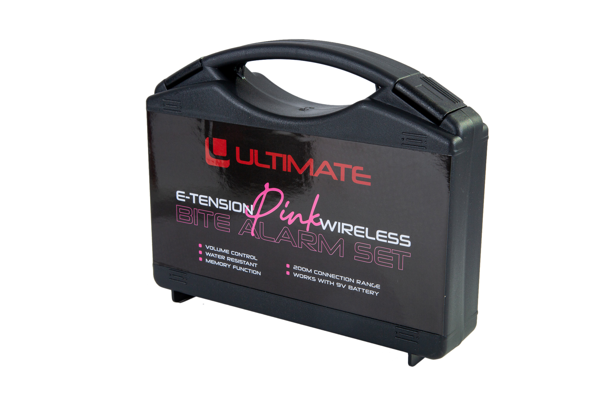 Ultimate E-Tension Pink Bite Alarm/Rodpod Set