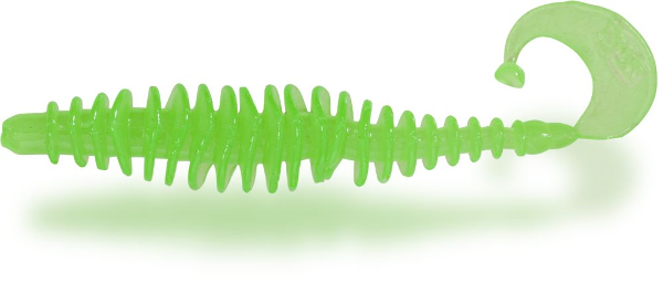 Magic Trout T-worm Twister 5,5cm - Neon Grün