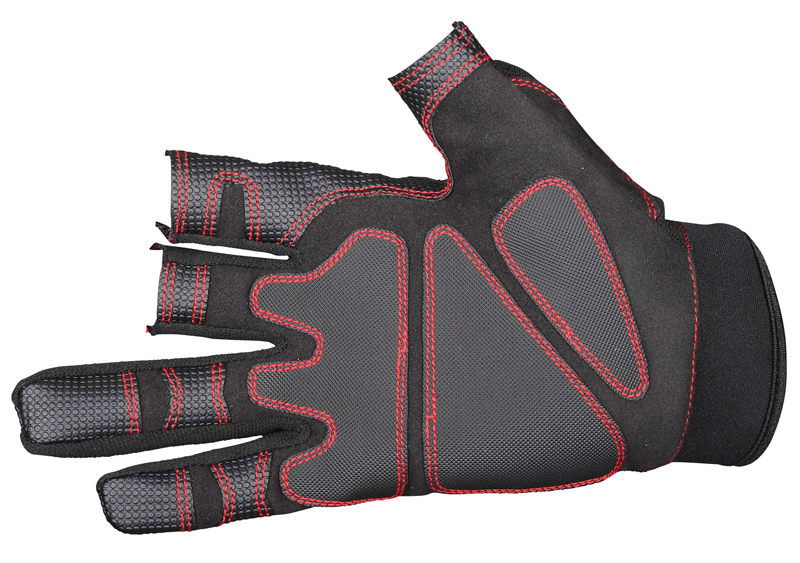 Gamakatsu Armor Gloves 3 Fingers Cut Handschuhe