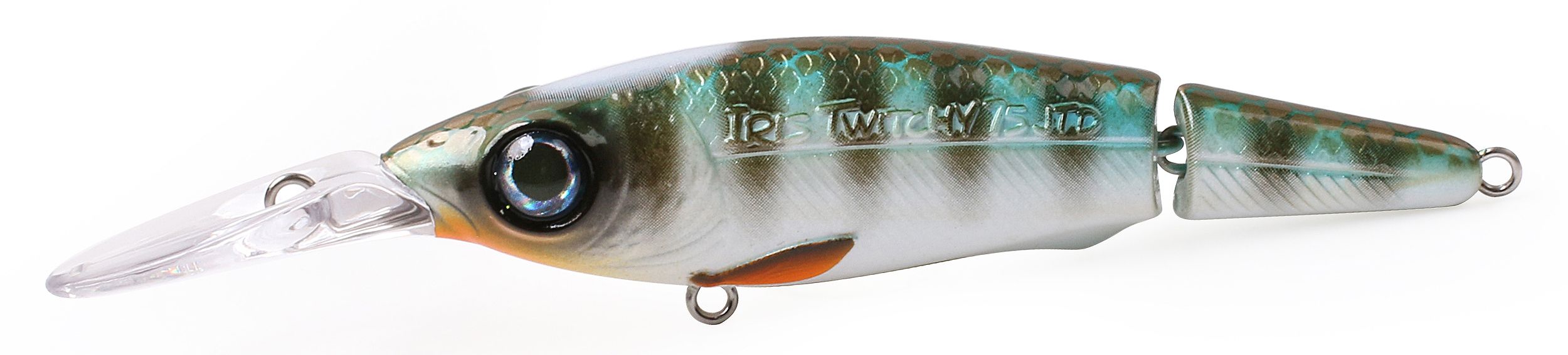 Spro Iris Twitchy JTD HL 7.5cm Wobbler (8.5g) - Herring