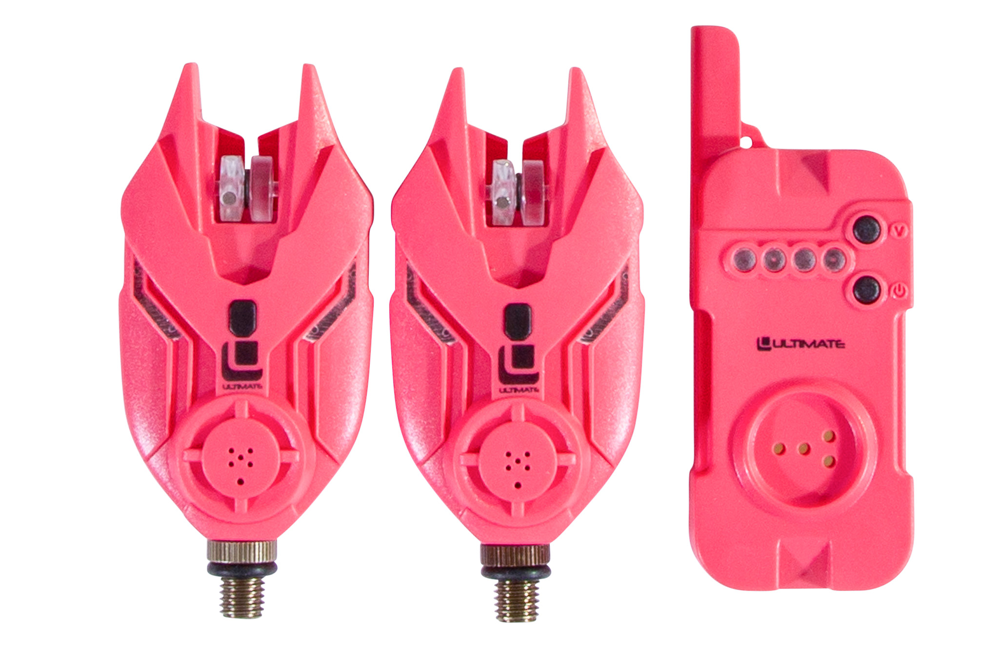 Ultimate E-Tension Pink Bite Alarm/Bankstick Set