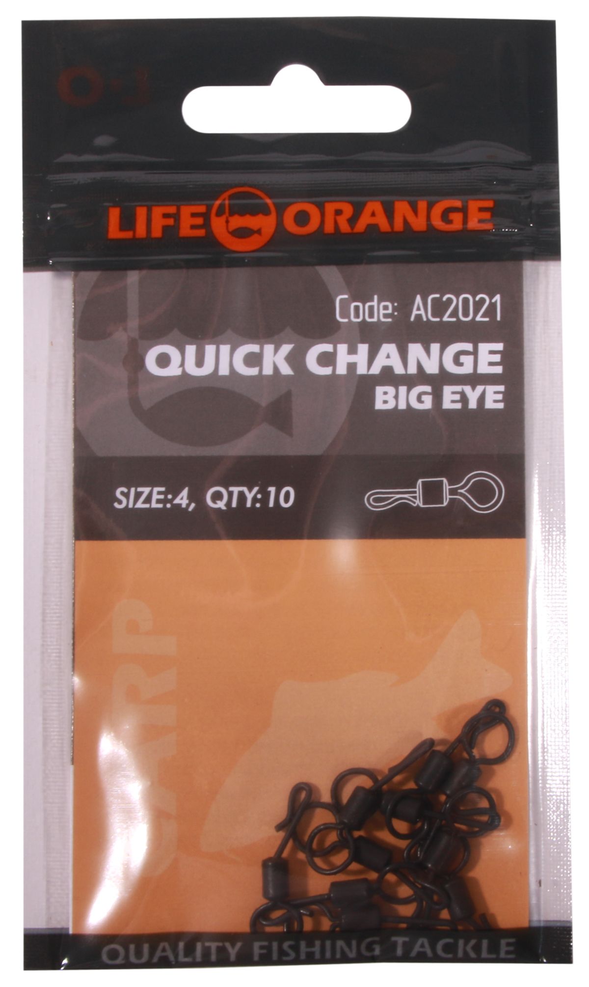 Life Orange Karpfen-Set Universal Hart