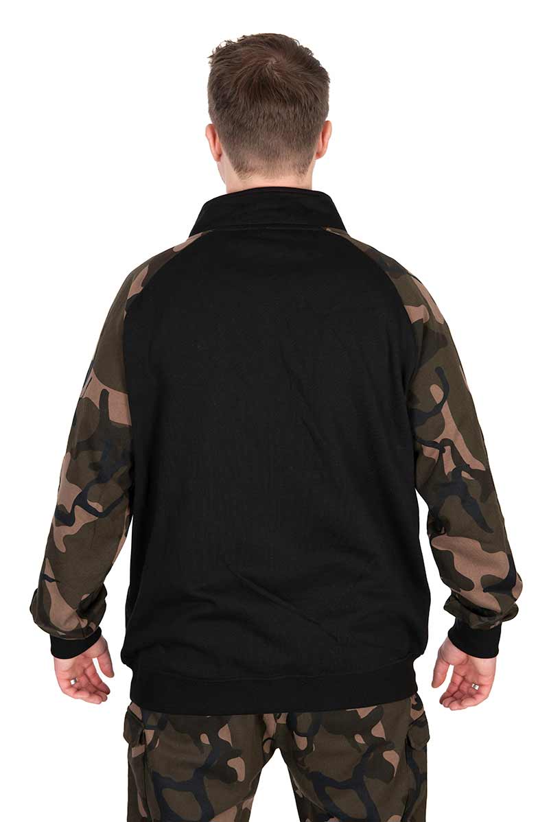 Fox LW Black/Camo QTR Zip Angelpullover