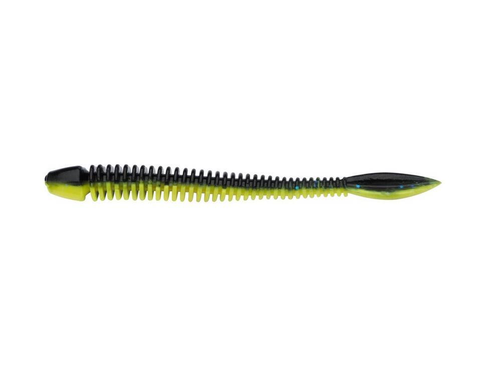 Berkley Powerbait Power Flail 50mm Forellenköder (12 Stück) - Black/Snsne Yellow