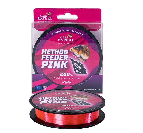 Energo Method Feeder Monofilament Pink 200m - Energo Method Feeder Monofilament Pink 200m
