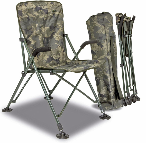 Solar Undercover Camo Foldable Easy Chair - Foldable Easy Chair High