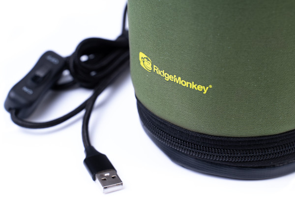 RidgeMonkey EcoPower USB beheizte Gasflaschen Hülle