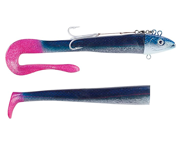 Balzer Adrenalin Arctic Eel 150g - BlueSilverGlitter/Pink Tail