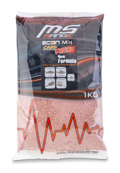 MS-Range Econ Mix Grundfutter 1kg - Carp Red