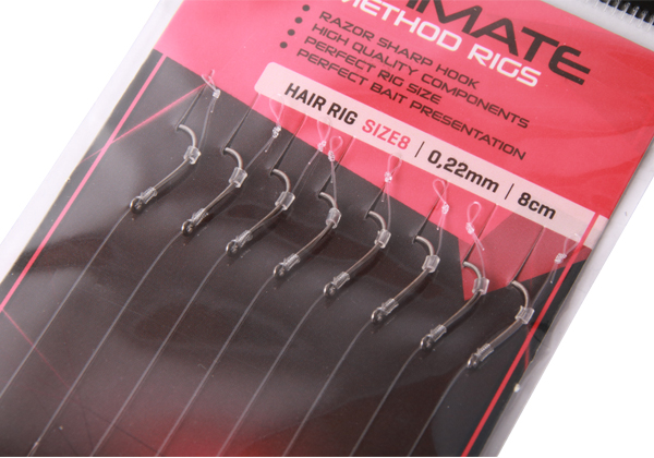 Ultimate Method Hair Rigs, 8 pcs