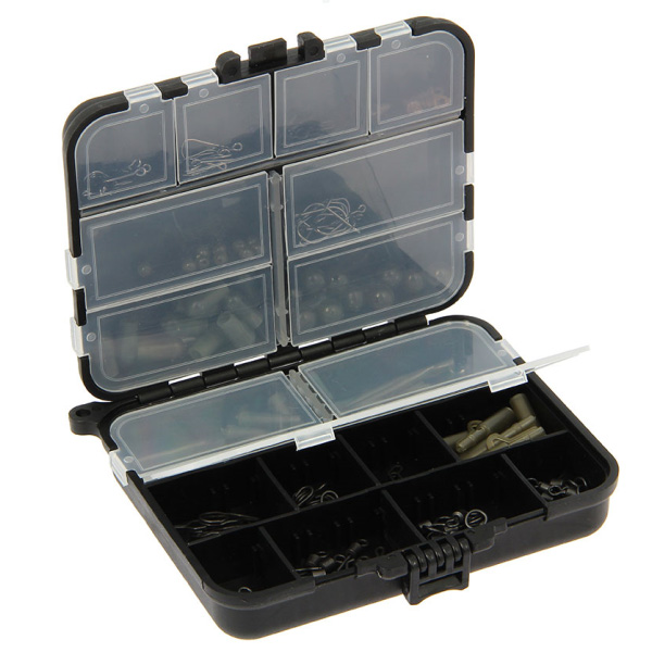 Angling Pursuits Carp Rig Accessory Box mit 175 Teilen End-tackle