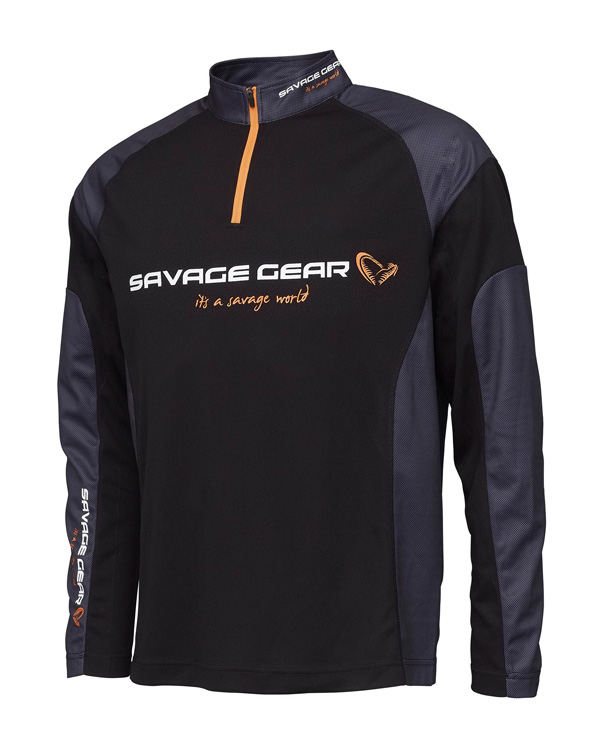 Savage Gear Tournament Shirt 1/2 mit Reißverschluss
