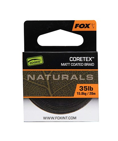 Fox Edges Naturals Coretex Hooklink Vorfachmaterial (20m)