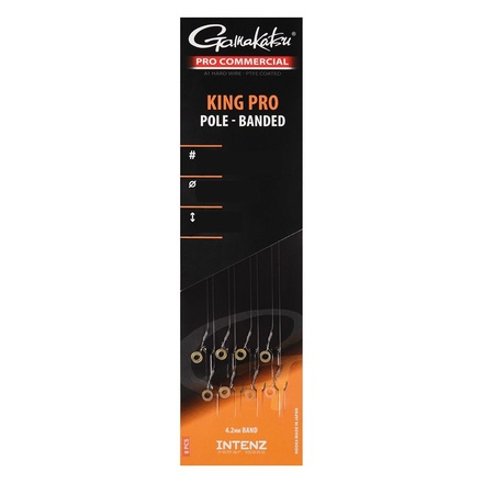 Gamakatsu Coarse King Pro Pole Banded 15cm (8 Stück)