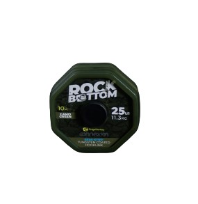 Ridgemonkey Connexion Rock Bottom Tungsten Semi Stiff Coated Hooklink Vorfachmaterial (25lb)