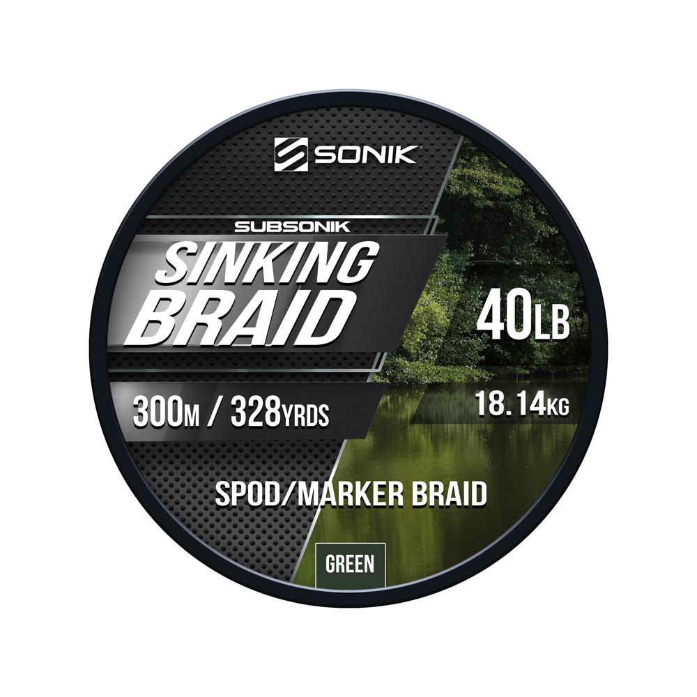Sonik Subsonik Sinking Braid 0.20mm sinkende Schnur (18.14kg)