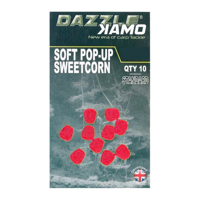Carp Tacklebox, vollgepackt mit Karpfenzubehör von bekannten Top-Marken! - Dazzle Pack Pop Up Sweet Corn