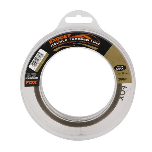 Fox Exocet Double Tapered Line Khaki - 0.33-0.50mm