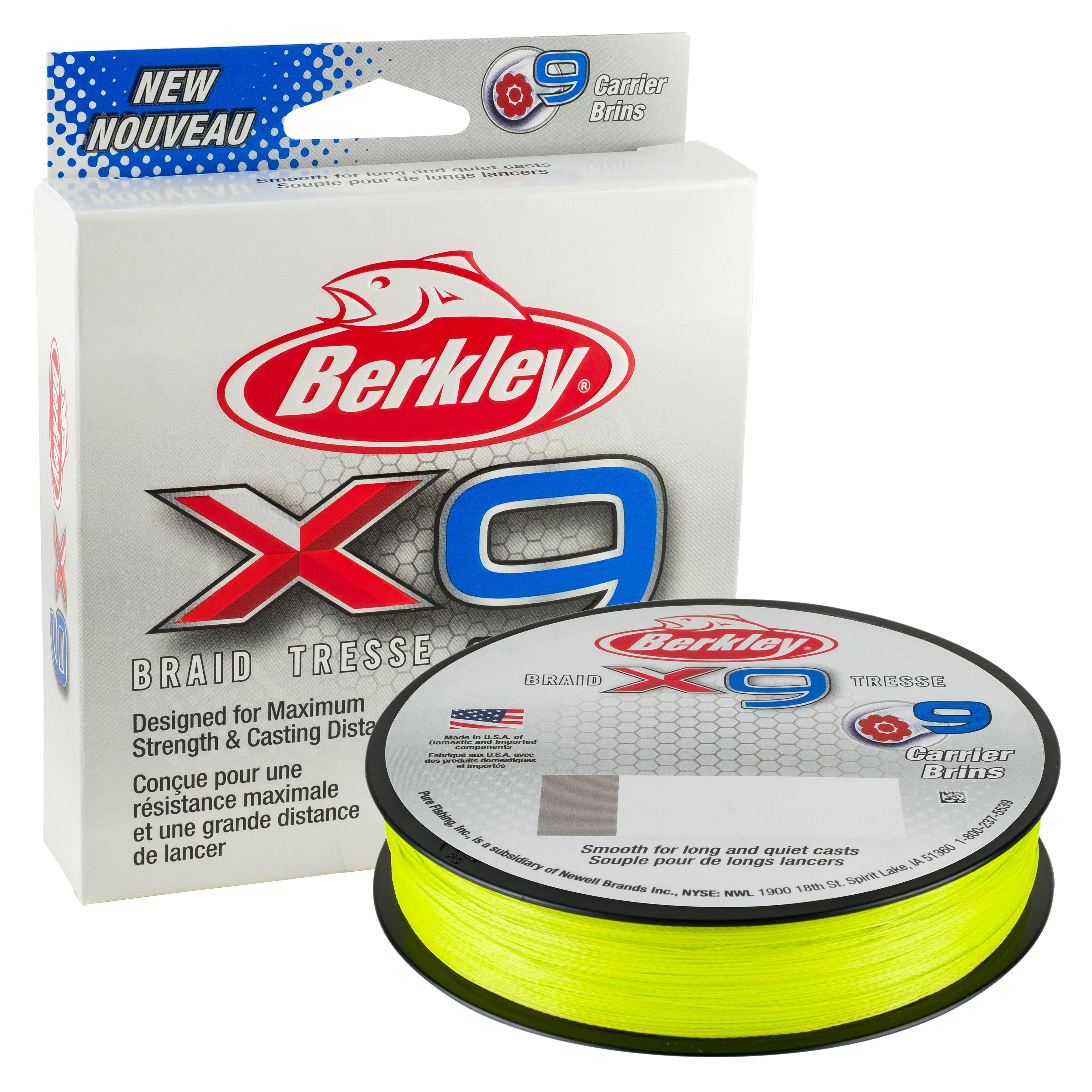 Berkley x9 Geflochtene Schnur Flamme Grün 2000m