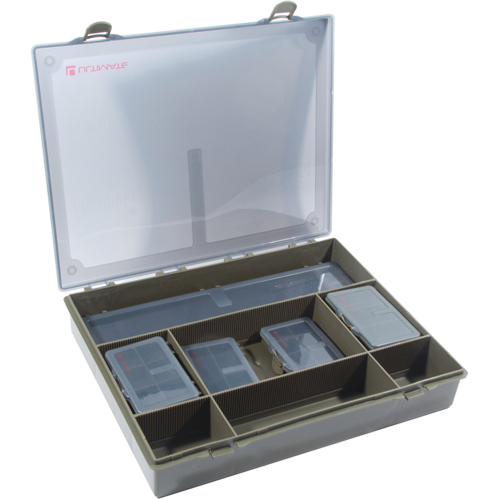 Carp Tacklebox, vollgepackt mit Karpfenausrüstung von bekannten Top-Marken!