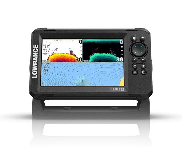 Lowrance Eagle 7 Splitshot Row Fishfinder (mit GPS)