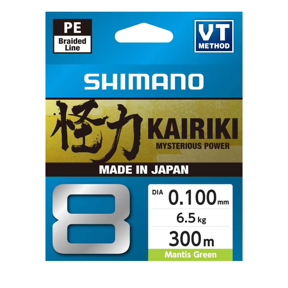 Shimano Kairiki 8 Green Geflochtene Schnur 300m