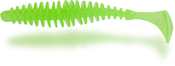 Magische Trout T-Wurm Paddler - Neon Green