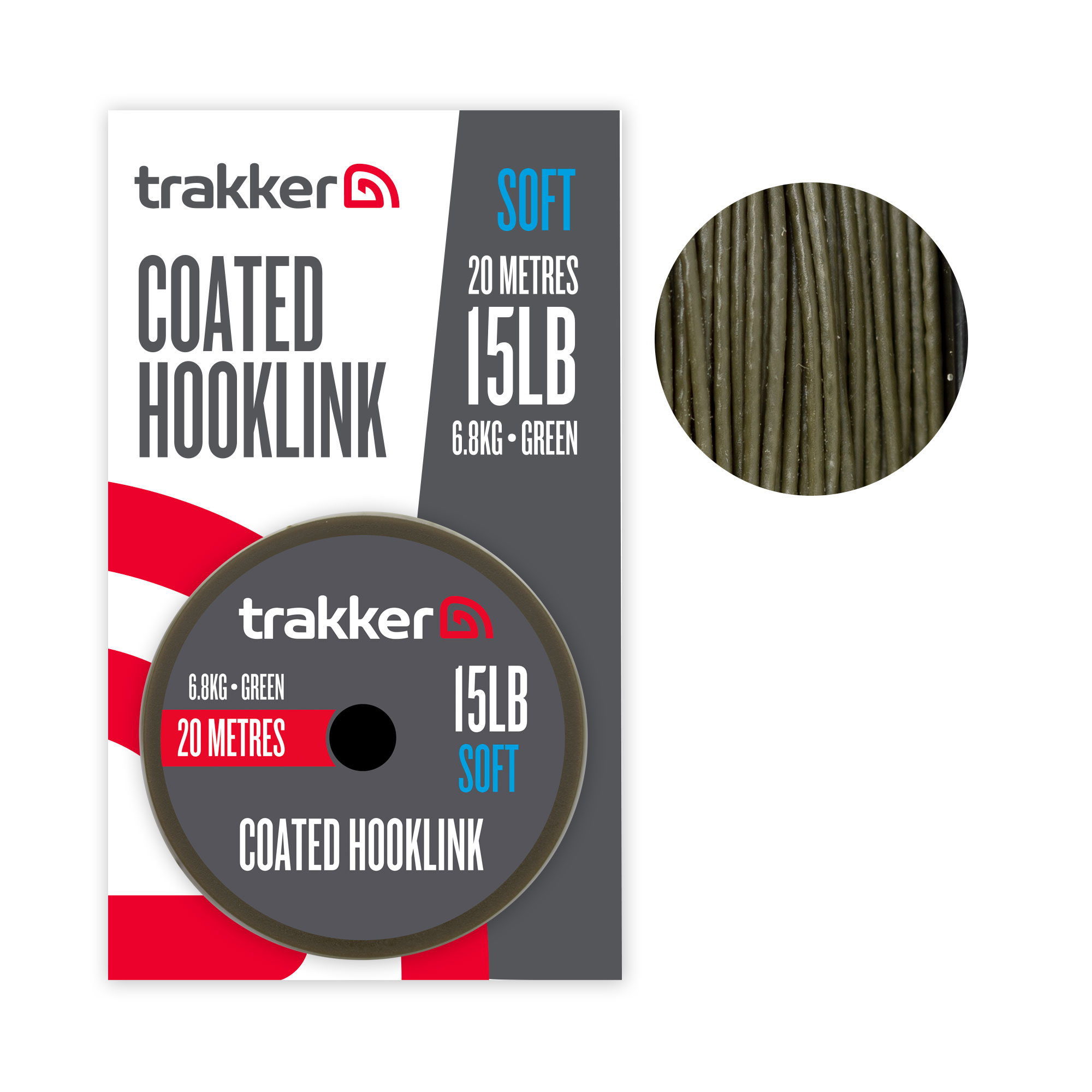 Trakker Soft Coated Hooklink Vorfachmaterial (20m)