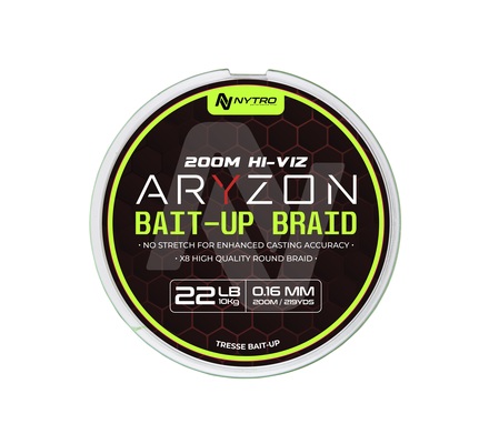 Nytro Aryzon Hiviz Bait-Up Friedfisch Geflecht 0.16mm/10kg (200m)