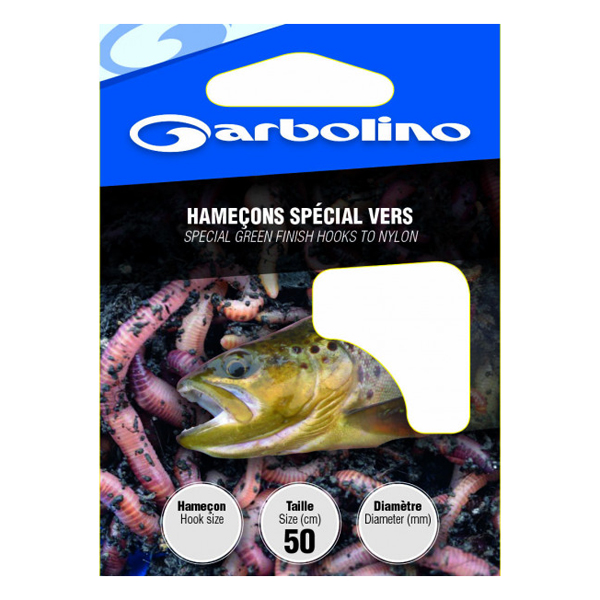 Garbolino Trout Rigs Special Worm - 10 Stück