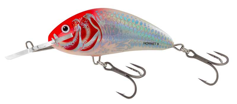 Salmo Hornet 9cm Floating - Holo Red Head