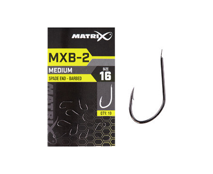 Matrix MXB-2 Barbed Spade End Black Nickel (10 Stück)