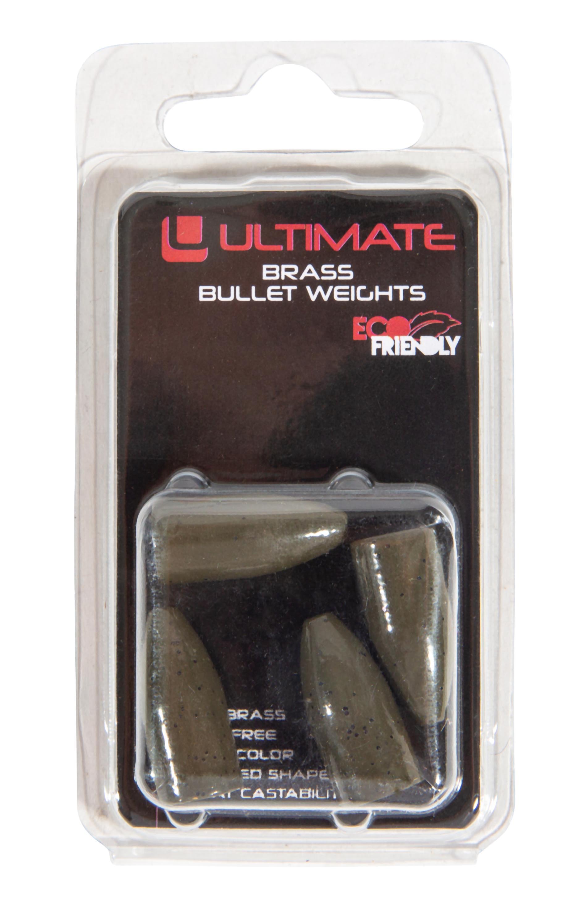 Ultimate Brass Bullet Weight Green Pumpkin (4-6Stk.)