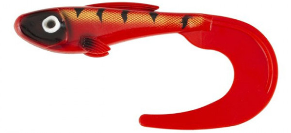 Abu Garcia Beast Curl Tail 170mm - Red Tiger