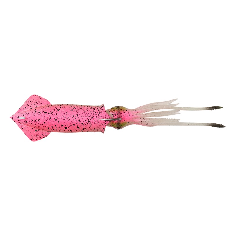 Savage Gear 3D TPE Swim Squid 12,5cm 25gr Sinking (2 st.) - Pink/Glow