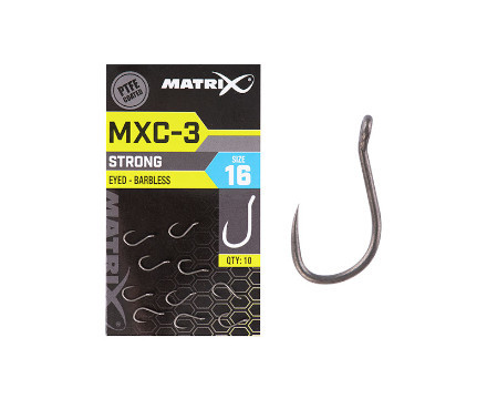 Matrix MXC-3 Barbless Eyed Weißfischhaken (10 Stück)