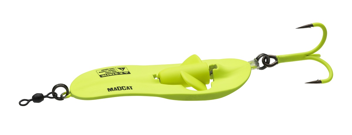 Madcat A-Static Ratlin' Wels Spoon (110g) - Fluo Yellow UV