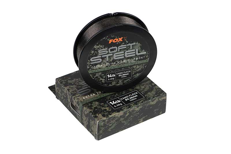 Fox Soft Steel Fleck Camo Mono Karpfenschnur (1000m)