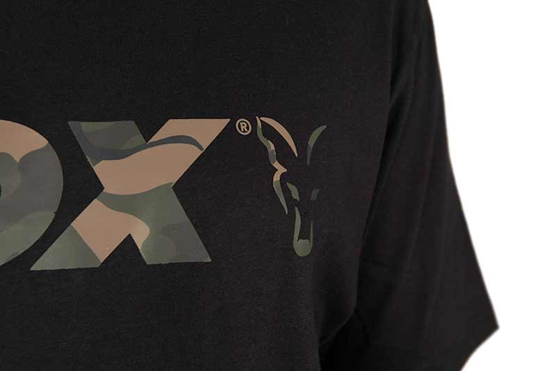 Fox Black Camo Logo T Shirt