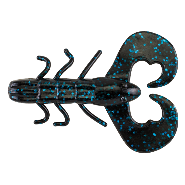 Berkley Powerbait Chigger Bug 3'' 10 Stück - Black Blue Fleck