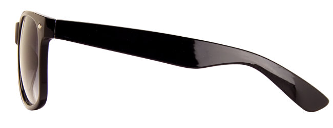 Classic Polarisierte Sonnenbrille - Schwarzes Gestell, Graue Gläser