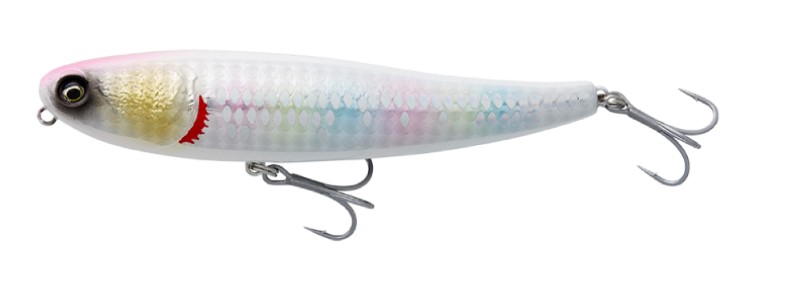 Savage Gear Bullet Mullet Topwater Köder 10cm (17.3g) - LS White Candy