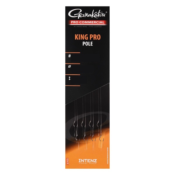 Gamakatsu Coarse King Pro Pole Vorfach 15cm (8 Stück)