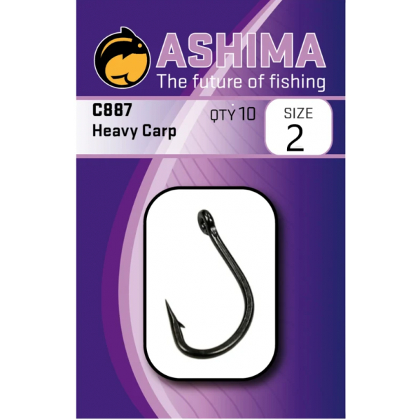 Ashima C887 Heavy Carp - Ashima C887 Heavy Carp Hakengröße 2