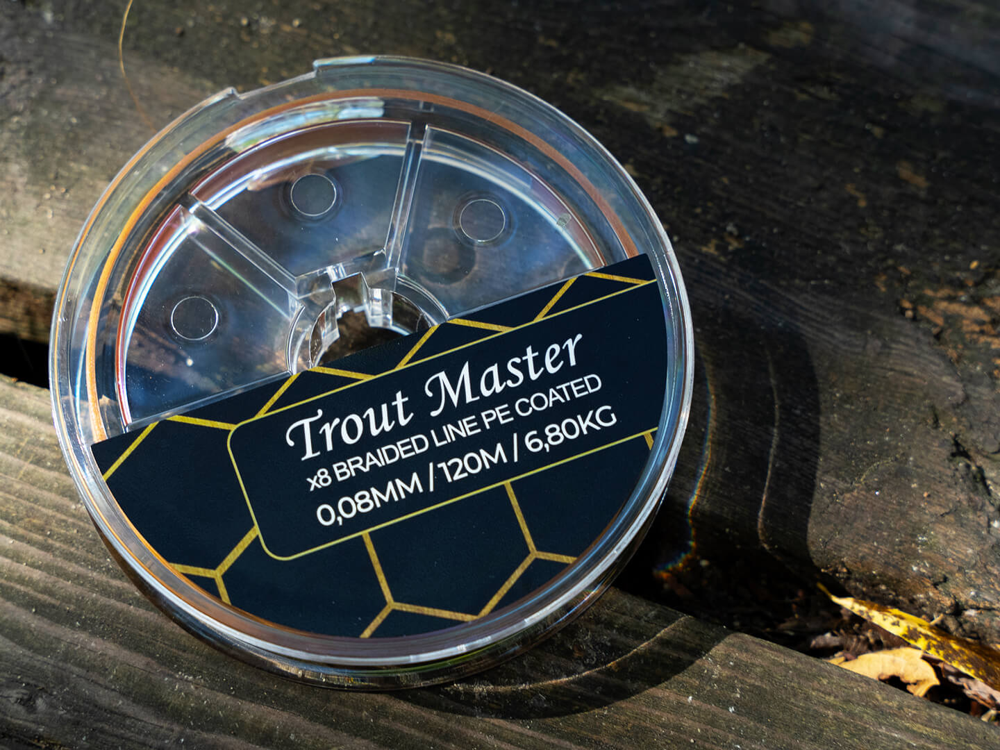 Spro Trout Master Fine Gold X8 PE Geflochtene Schnur (120m)