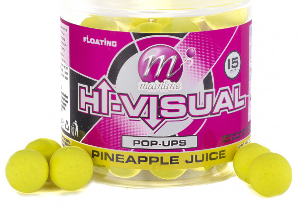 Mainline Hi-Visual Pop-Ups 15mm (250ml) - Pineapple Juice