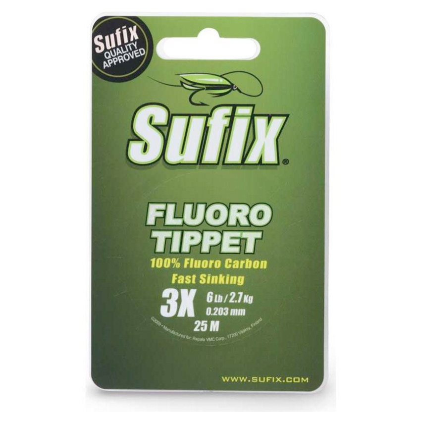 Sufix Fluoro Tippet Clear 25m