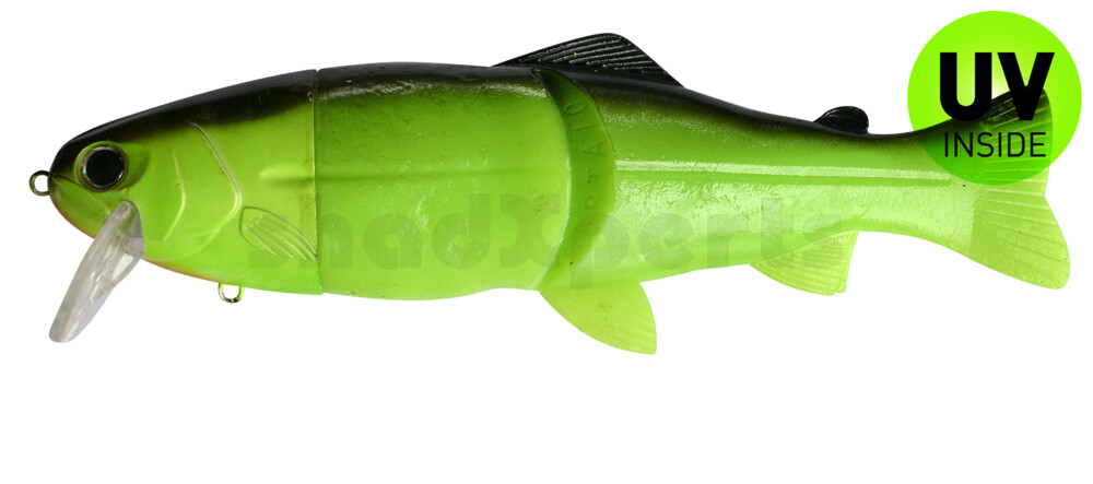 Castaic Real Bait Hard Head Floating (6"/15cm) Swimbait - Chartreuse