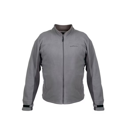 Shimano SHM Windstop-Fleece Jacke Grau